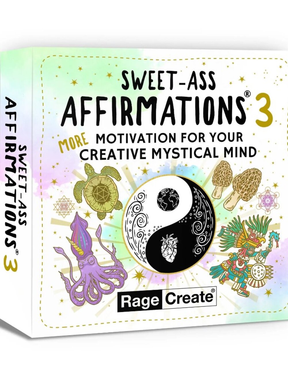 Sweet A** Affirmations Deck Motivation for Your Creative Mystical Mind NIB
